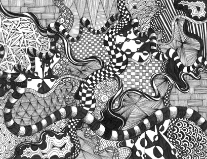 Calm Down and Get Your Zentangle On
